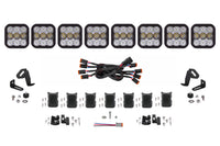 SS5 Sport Universal Crosslink 8 Pod Lightbar White Combo