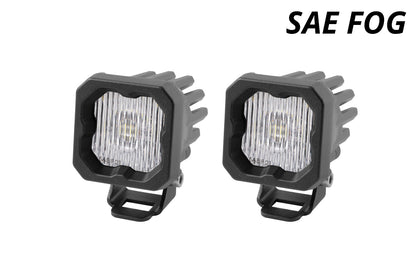 SSC1 LED Pod White SAE Fog ABL (pair)