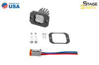SSC1 LED Pod White Sae Fog Flush ABL (one)