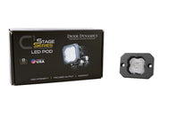 SSC1 LED Pod White Sae Fog Flush ABL (one)