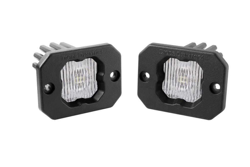 SSC1 LED Pod White Sae Fog Flush ABL (pair)