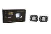SSC1 LED Pod White Sae Fog Flush ABL (pair)