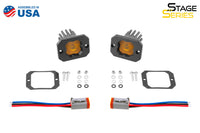 SSC1 LED Pod Yellow Sae Fog Flush ABL (pair)