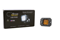 SSC1 LED Pod Yellow Sae Fog Flush ABL (one)