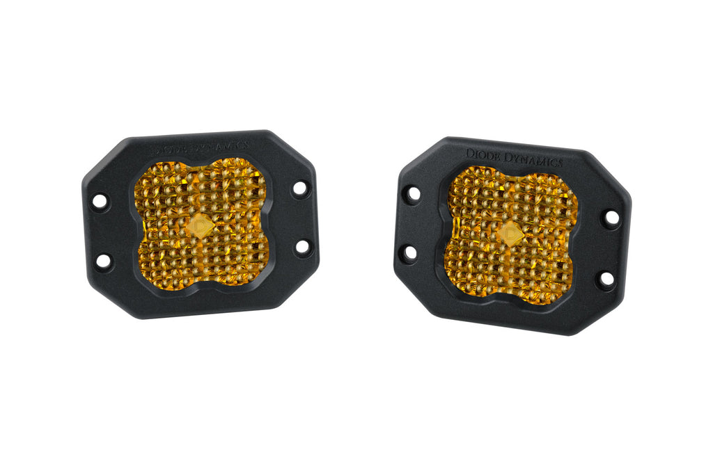 SS3 Sport ABL Yellow Flood Flush (pair)