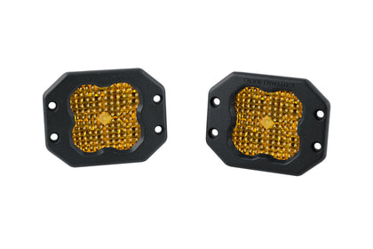 SS3 Sport ABL Yellow Flood Flush (pair)