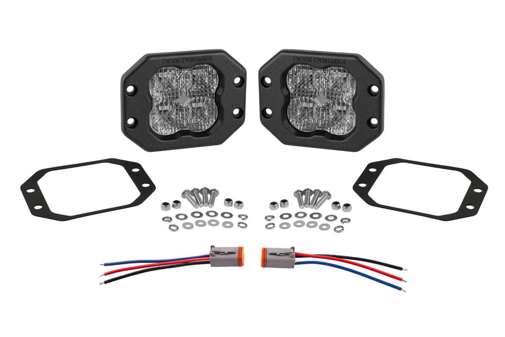 SS3 Pro ABL White Combo Flush (pair)