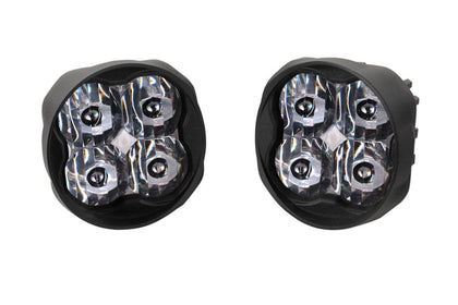 SS3 Pro ABL White SAE Driving Angled No Brackets (pair)