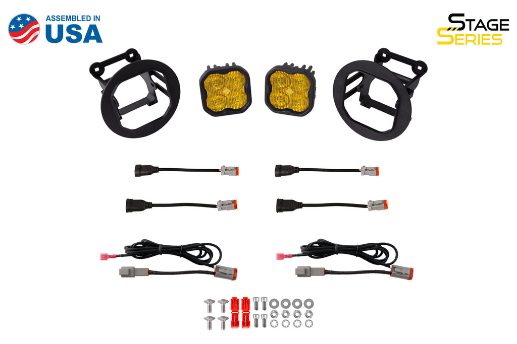 2005-2019 Subaru Outback SS3 Pro Type OB Kit ABL Yellow SAE Fog