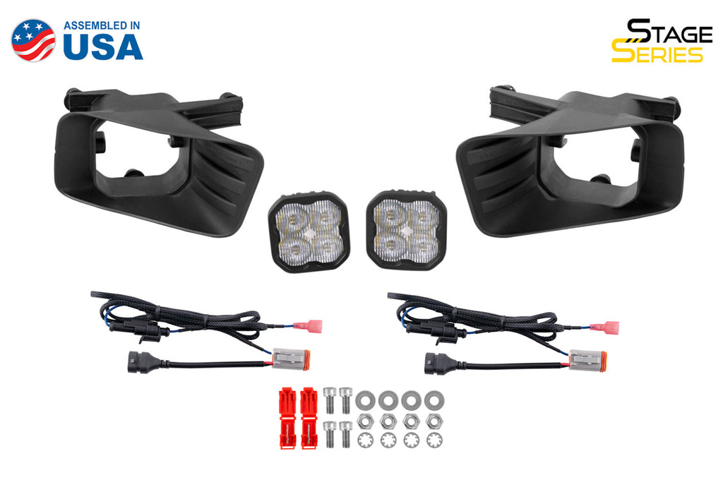 SS3 Sport Type Ram Horiz Kit ABL White SAE Fog