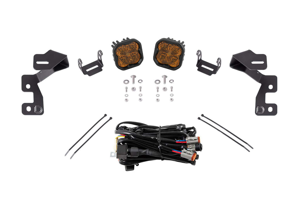2021-2026 Ford Bronco Sport Off-Road Light LED Ditch Light Kit Pro Yellow Combo