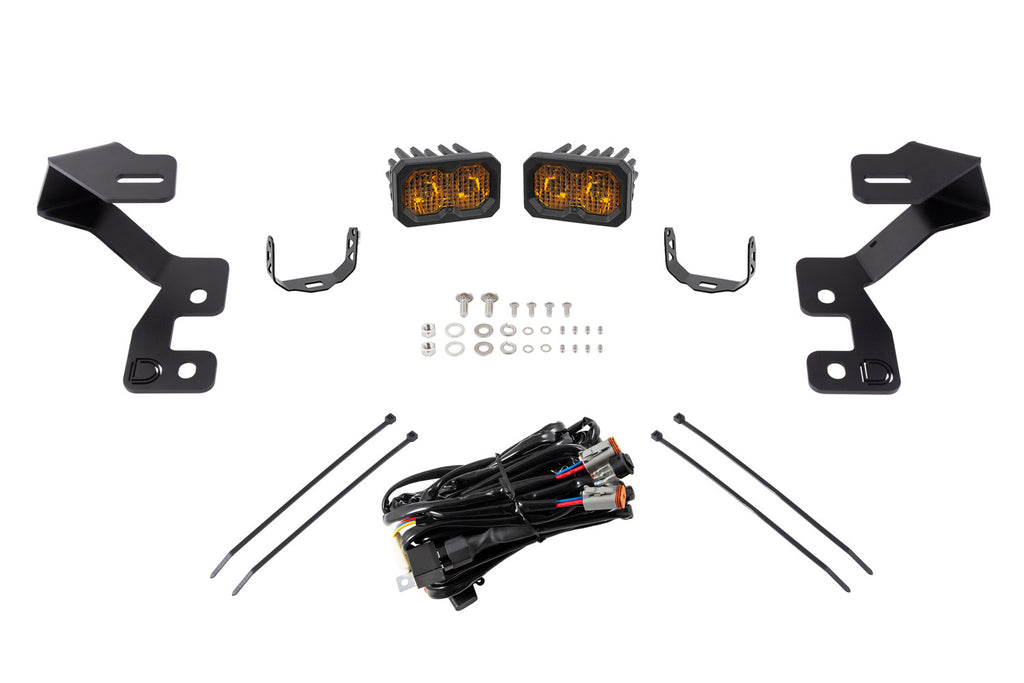 2021-2026 Ford Bronco Sport Off-Road Light LED Ditch Light Kit Pro Yellow Combo