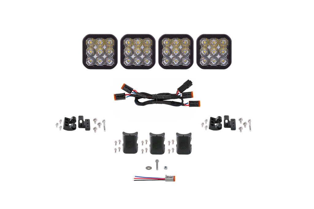 SS5 Sport Universal Crosslink 4 Pod Lightbar White Driving
