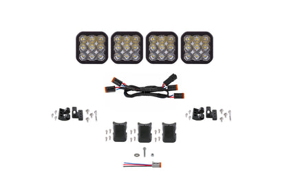 SS5 Sport Universal Crosslink 4 Pod Lightbar White Driving