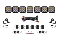 SS5 Sport Universal Crosslink 7 Pod Lightbar White Driving