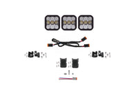 SS5 Pro Universal Crosslink 3 Pod Lightbar White Combo