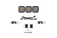 SS5 Pro Universal Crosslink 3 Pod Lightbar White Driving