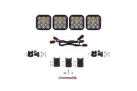 SS5 Pro Universal Crosslink 4 Pod Lightbar White Driving