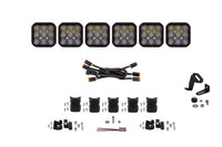 SS5 Pro Universal Crosslink 6 Pod Lightbar White Driving