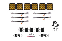 SS5 Pro Universal Crosslink 6 Pod Lightbar Yellow Driving