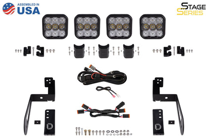 2018-2018 Jeep Wrangler JK Light Bar Mounting Kit