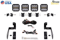 2018-2018 Jeep Wrangler JK Light Bar Mounting Kit Stage Series Grille Bracket Kit JK Wrangler