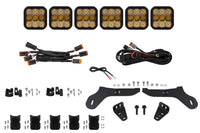 2017-2020 Ford F-150 Light Bar Mounting Kit SS5 Grille CrossLink Lightbar Kit Raptor Sport Yellow Combo