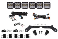 2017-2020 Ford F-150 Light Bar Mounting Kit SS5 Grille CrossLink Lightbar Kit Raptor Pro White Combo