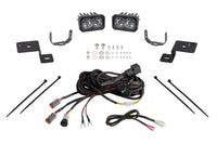 Stage Series Backlit Ditch Light Kit For 2021-2026 Ford F 150 C2 2 0 Pro White Combo Driving