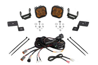 Stage Series Backlit Ditch Light Kit For 2021-2026 Ford F 150 SS3 Pro Yellow Combo