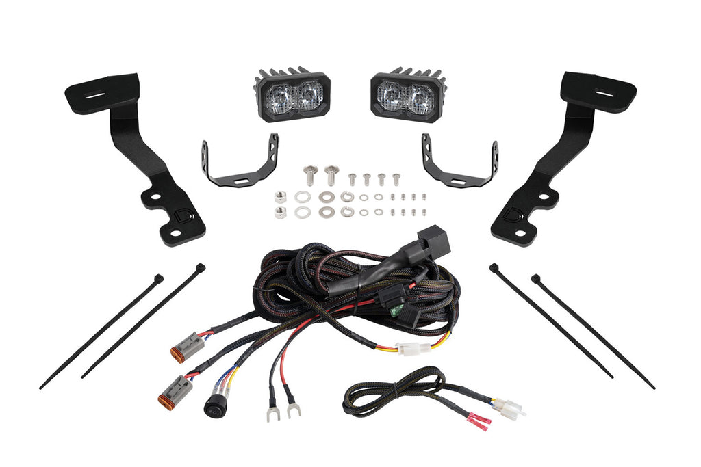 2022-2024 Toyota Tundra Off-Road Light Stage Series Ditch Light Kit C2 2.0 Sport White Combo/Driving