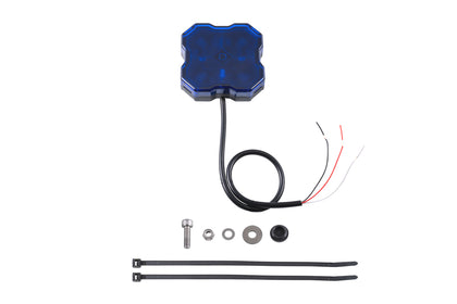 Stage Series Single Color LED Rock Light Blue Bare Wire (one)