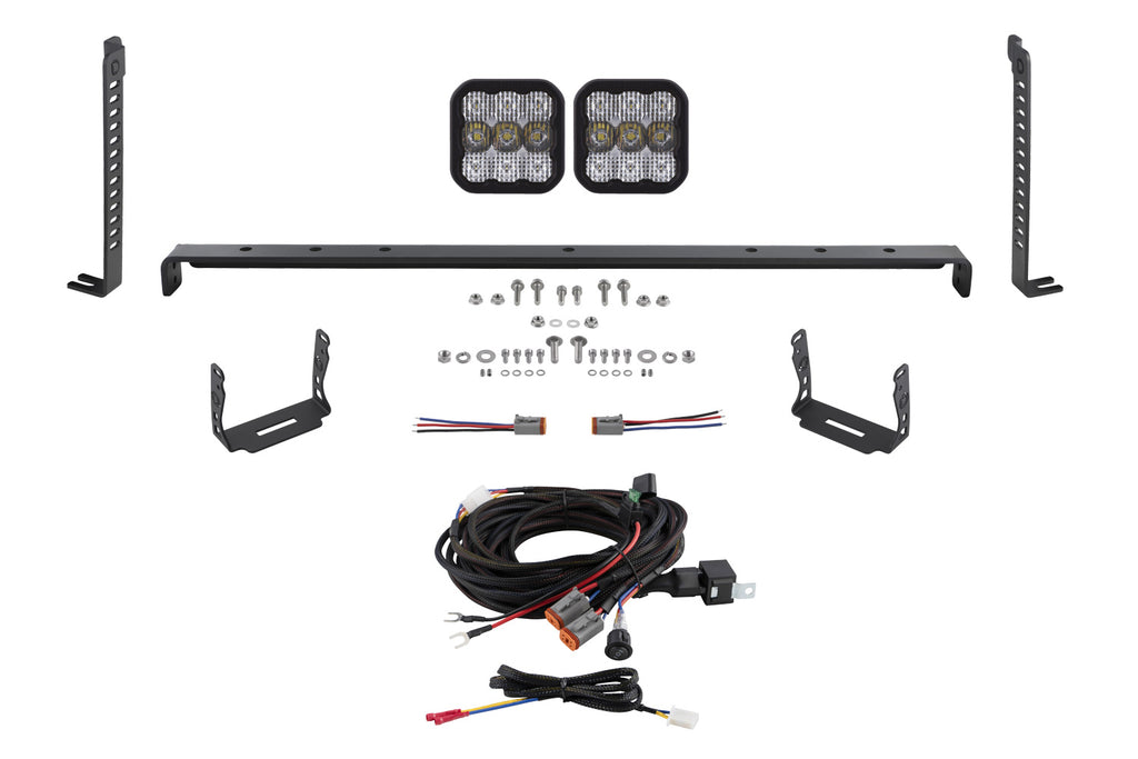 2014-2024 Toyota 4Runner Off-Road Light LED 2-Pod Kit Sport White Combo