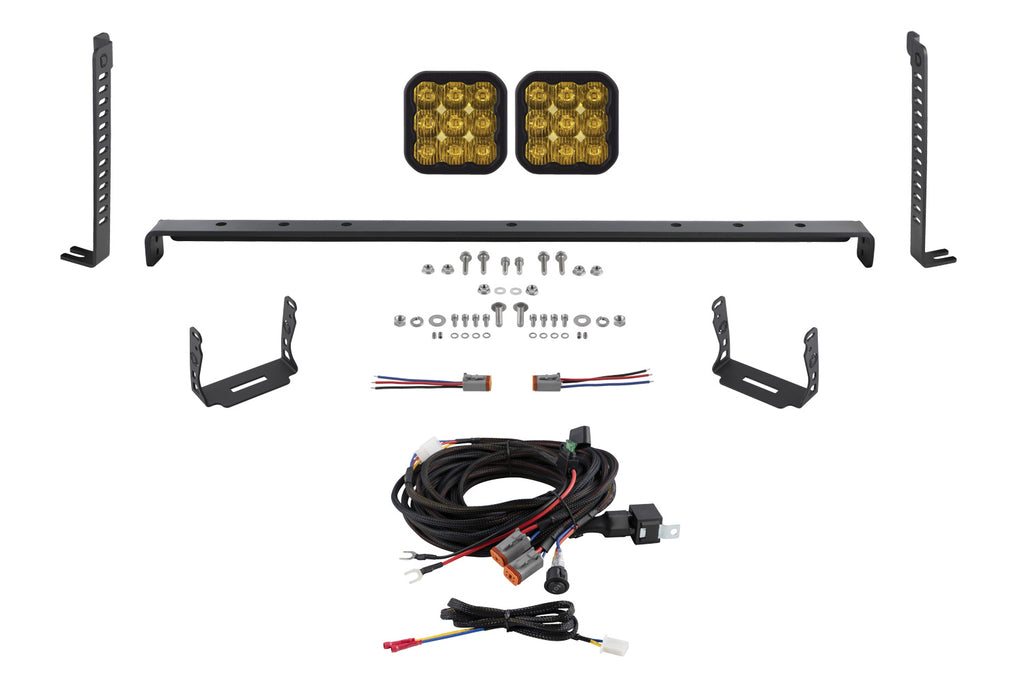 2014-2024 Toyota 4Runner Off-Road Light LED 2-Pod Kit Sport Yellow Driving