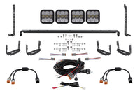 2014-2024 Toyota 4Runner Off-Road Light LED 4-Pod Kit Sport White Combo