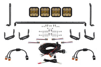 2014-2024 Toyota 4Runner Off-Road Light LED 4-Pod Kit Sport Yellow Combo