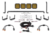 2014-2024 Toyota 4Runner Off-Road Light LED 4-Pod Kit Sport Yellow Driving