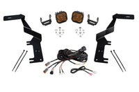 2017-2022 Ford F-450 Super Duty Off-Road Light Stage Series Ditch Light Kit Super Duty SS3 Pro Yellow Combo