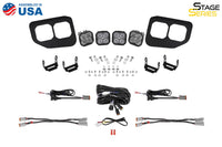 2020-2022 Ford F-450 Super Duty LED Fog Pocket Kit