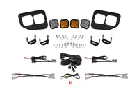 SS3 LED Fog Pocket Kit For 2020-2022 Ford Super Duty Yellow Max