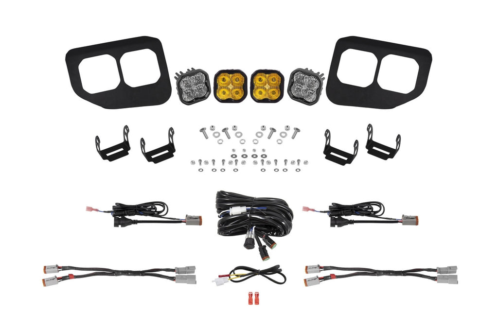 2020-2022 Ford F-350 Super Duty LED Fog Pocket Kit