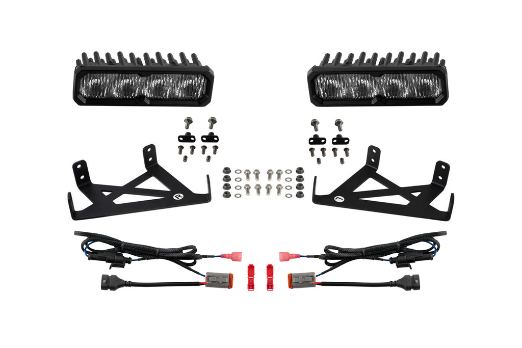 2020-2022 Ford F-250 Super Duty Auxiliary Light LED Kit White
