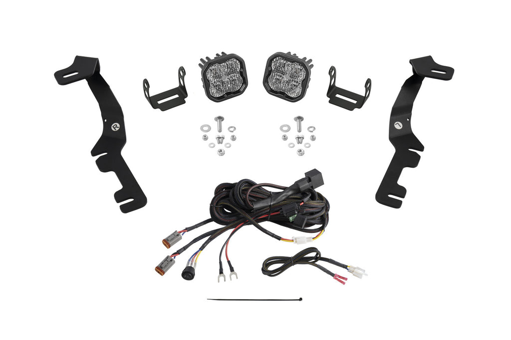 2019-2024 Ram 1500 Off-Road Light Stage Series Ditch Light Kit SS3 Pro White Combo