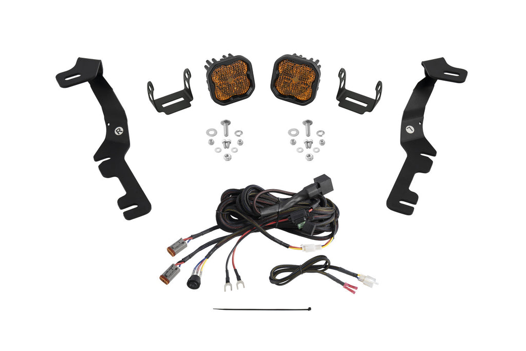 Stage Series Ditch Light Kit For 2019-2024 Ram SS3 Pro Yellow Combo