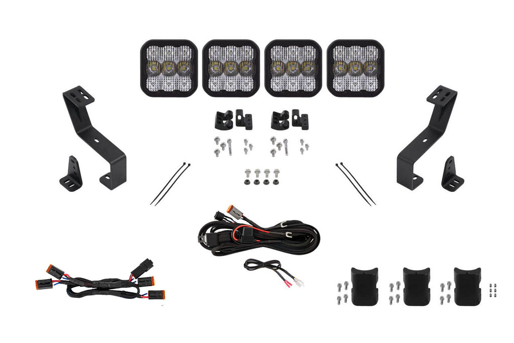 2019-2024 Ram 1500 Off-Road Light SS5 Grille CrossLink Lightbar Kit