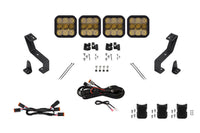 2019-2024 Ram 1500 Off-Road Light SS5 Grille CrossLink Lightbar Kit Sport Yellow Combo