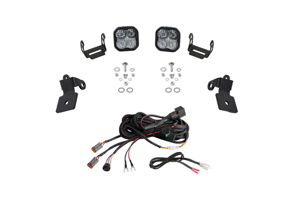 Polaris Rzr A Pillar LED Pod Kit SS3 Sport White Combo
