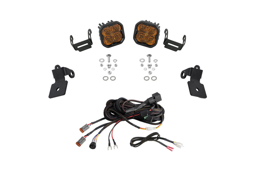 2020-2022 Polaris RZR PRO XP Off-Road Light LED Pod Kit SS3 Sport Yellow Combo