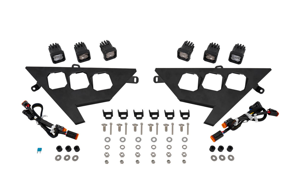 2020-2022 Polaris RZR PRO XP Off-Road Light C1 Headlamp Kit Pro White ABL (pair)
