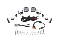 2020-2022 Polaris RZR PRO XP Off-Road Light LED Bumper 1.5 Inch Roll Bar Kit Pro White SAE Fog (pair)